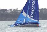 ID 3900 PAPREC VIRBAC - recently launched in Tauranga, NZ, the innovative 60-foot monohull undergoes trials on Aucklands's Waitemata Harbour. The fourth vessel to enter the Barcelona World Race, she features...